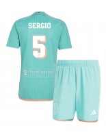 Inter Miami Sergio Busquets #5 Alternativní dres pro děti 2024-25 Krátký Rukáv (+ trenýrky)